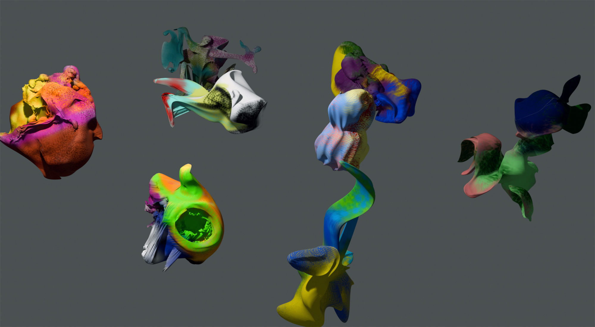Digital 3D sculpture by Chiara Passa